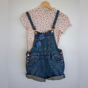 Overall Shorts